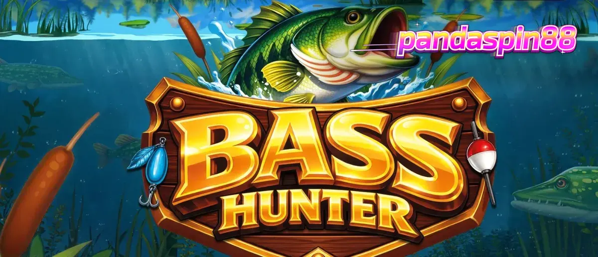 Pemandangan danau Nordik yang tenang di slot Bass Hunter